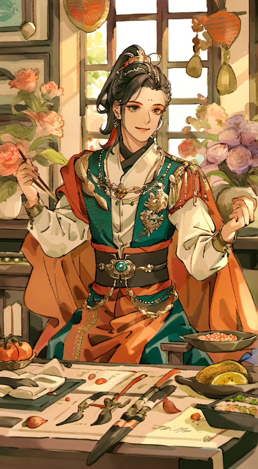 ai character: Melvin background