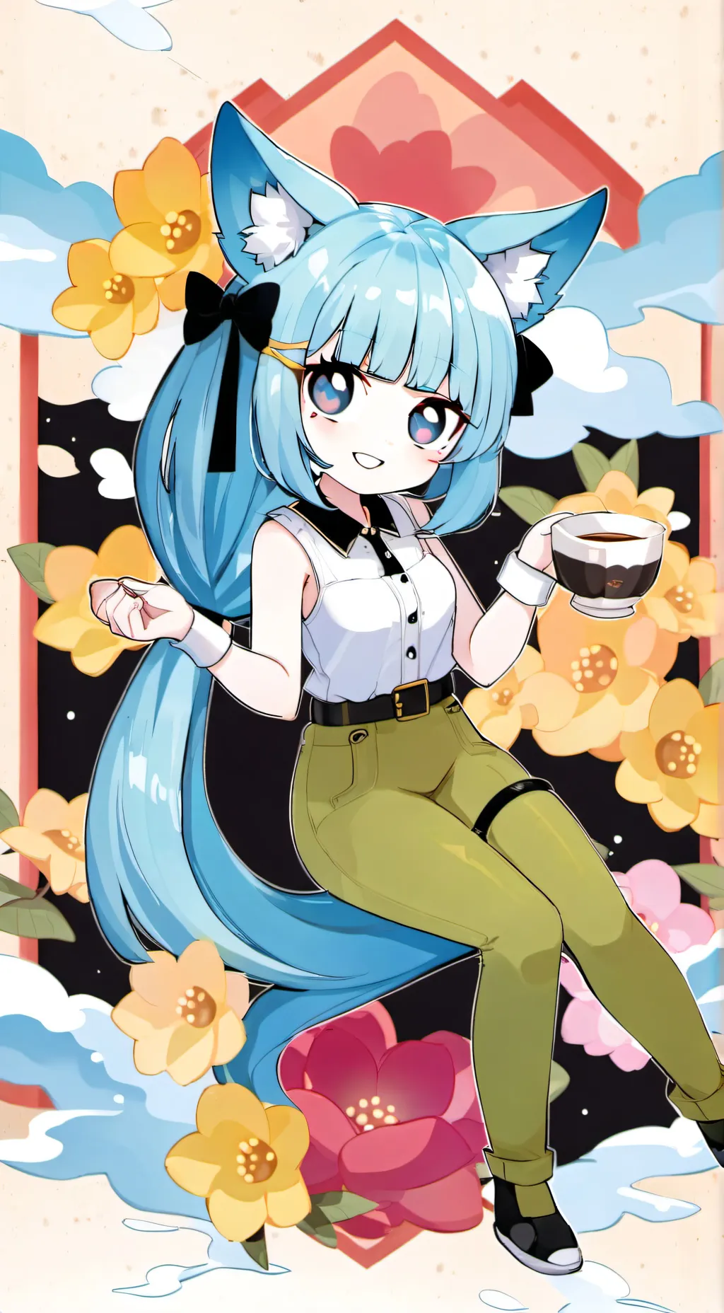 ai character: School background