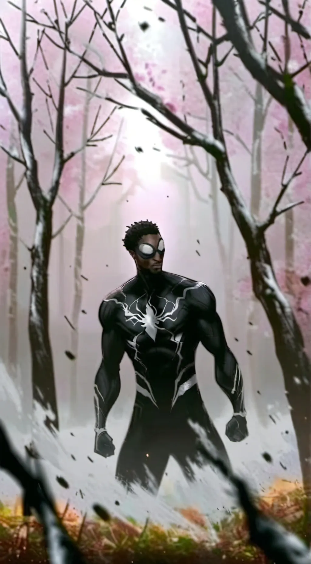 ai character: НЕ VENOM background