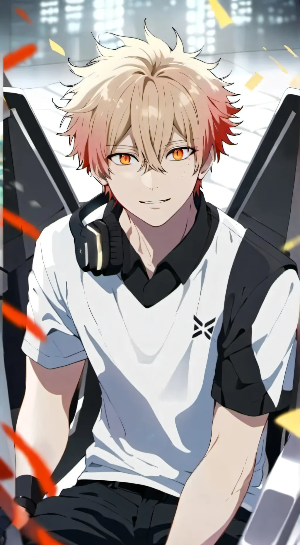 ai character: Bakugo  background