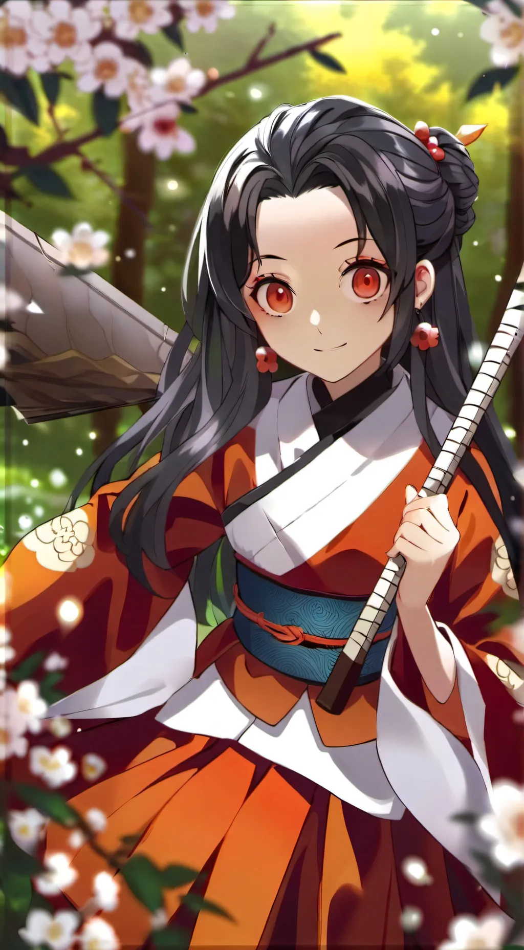 ai character: Shinobu Kocho☺️💢 background