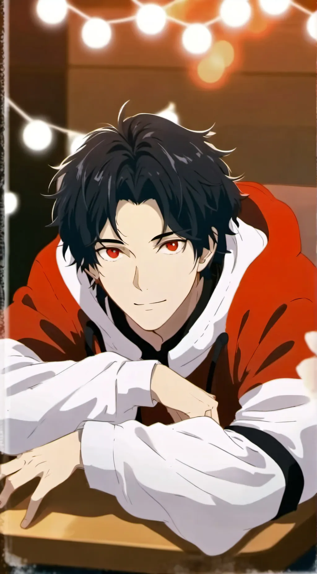 ai character: MHA sleepover background