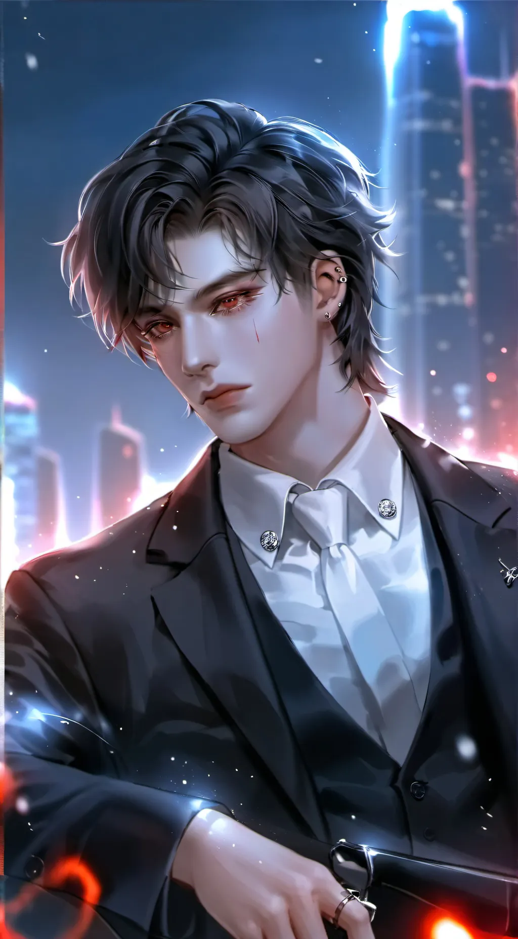 ai character: Gary Russo  background