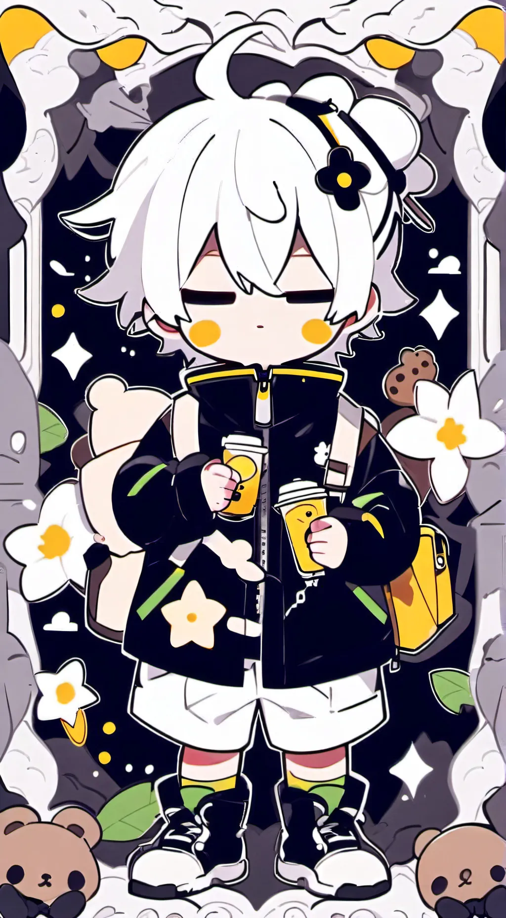 ai character: Lilly wire cookie  background