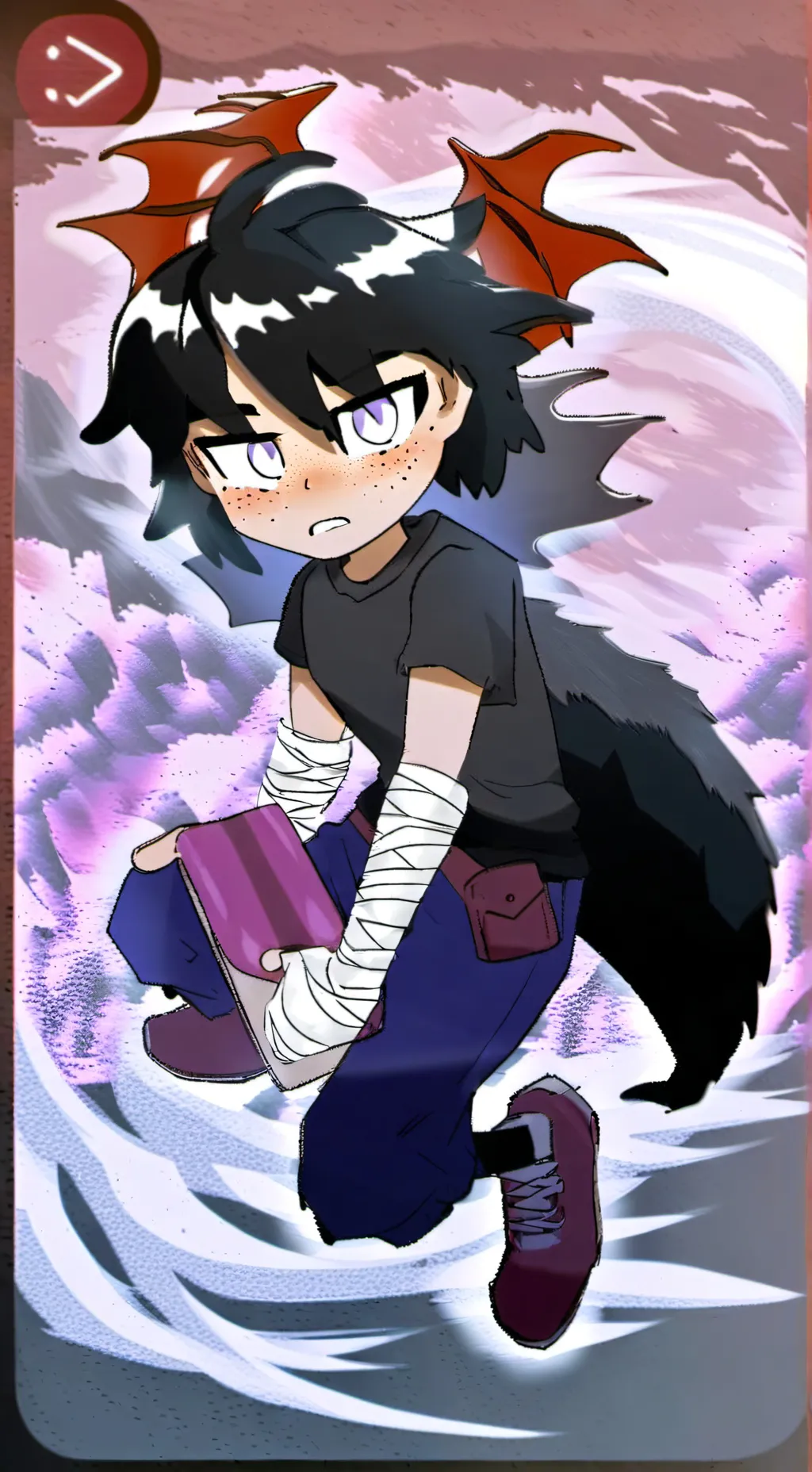 ai character: Genshin Bday background