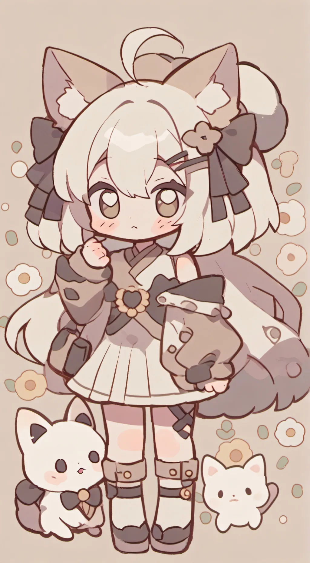 ai character: neko background