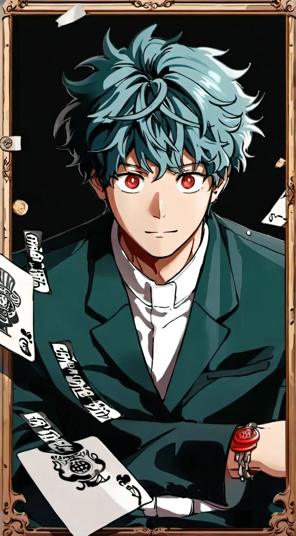 ai character: deku(profesor) background