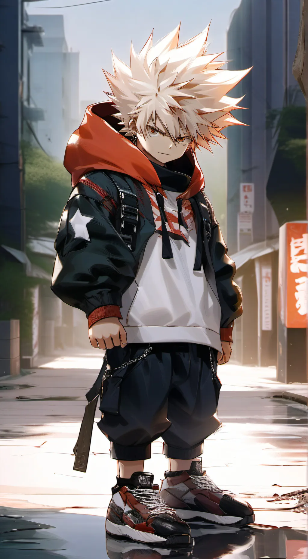 ai character: mha Y/N makeup  background