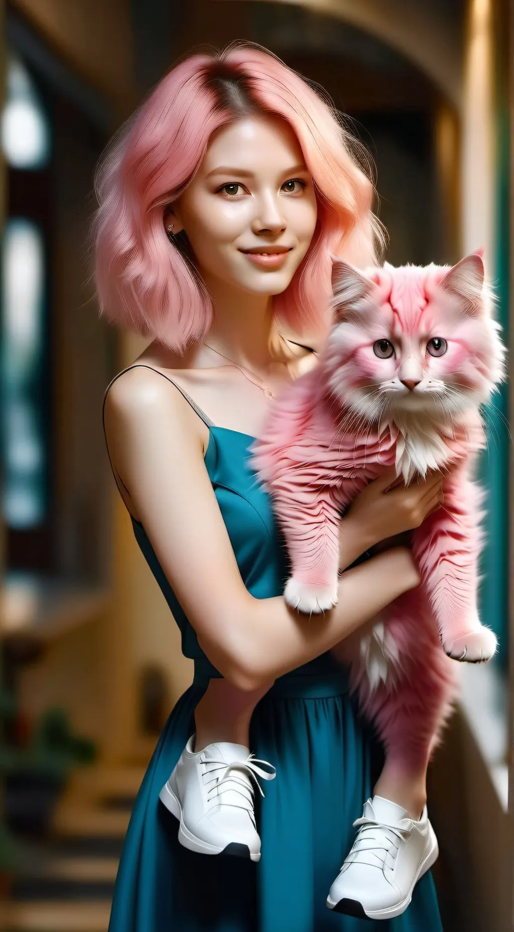 ai character: Pinkie background