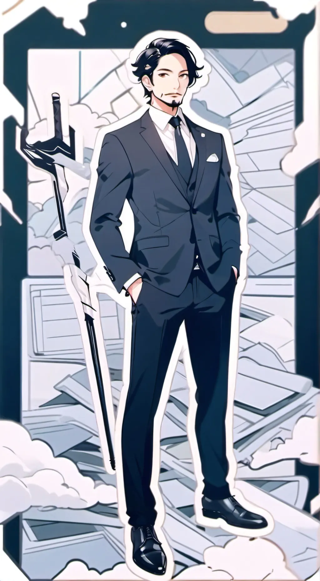 ai character: Mr Fiveman background