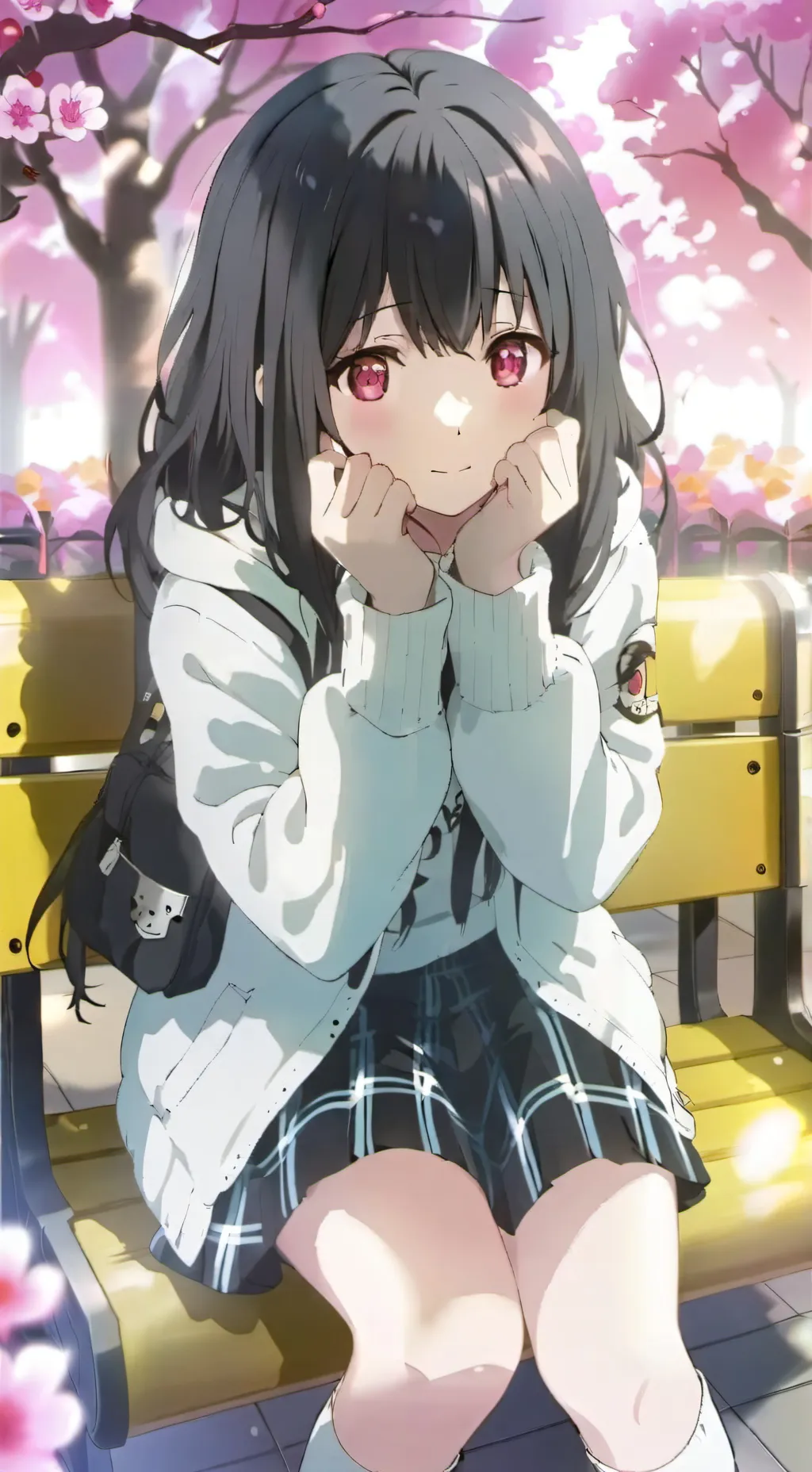 ai character: Azusa Kaede background