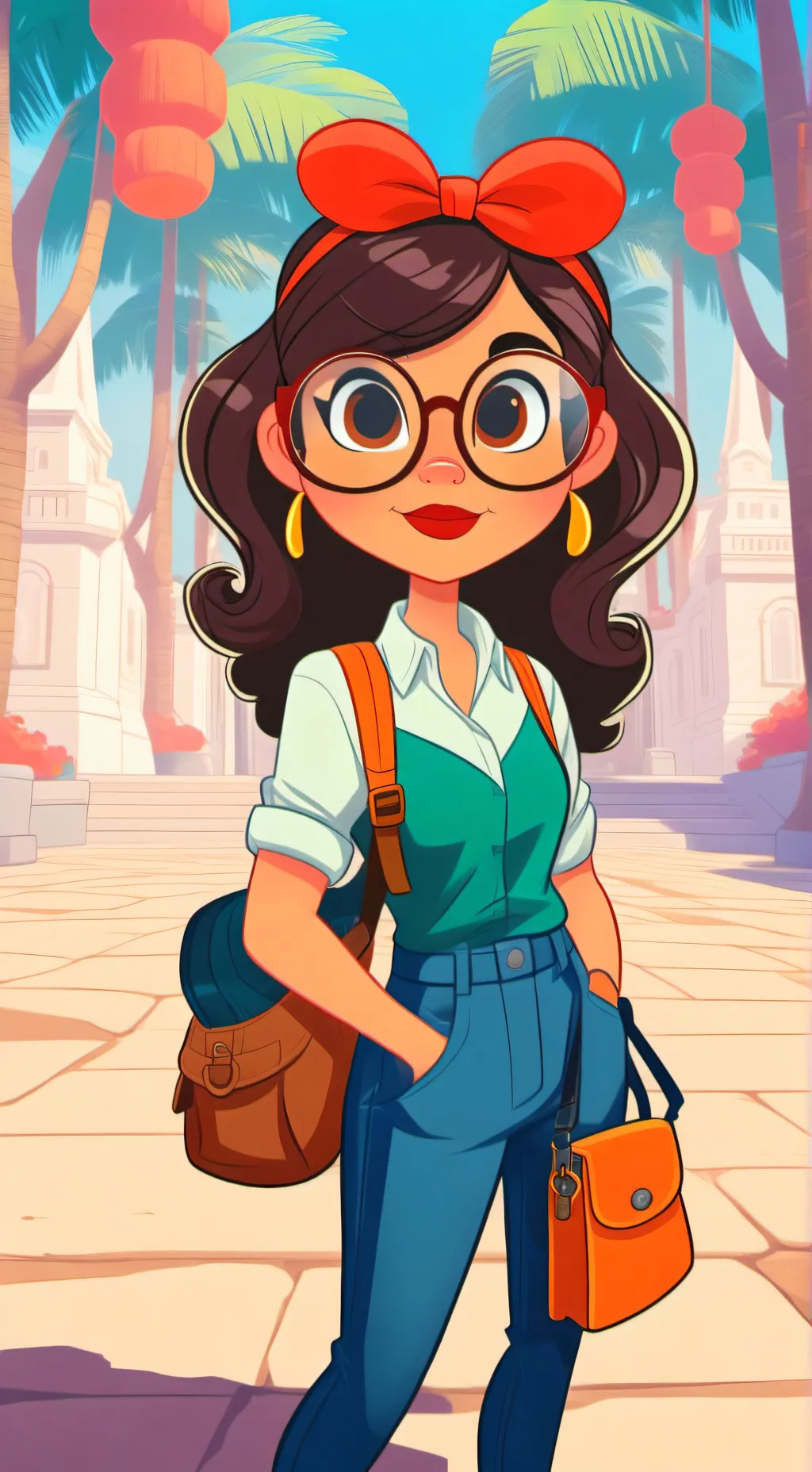 ai character: Marjorie Sauvage background