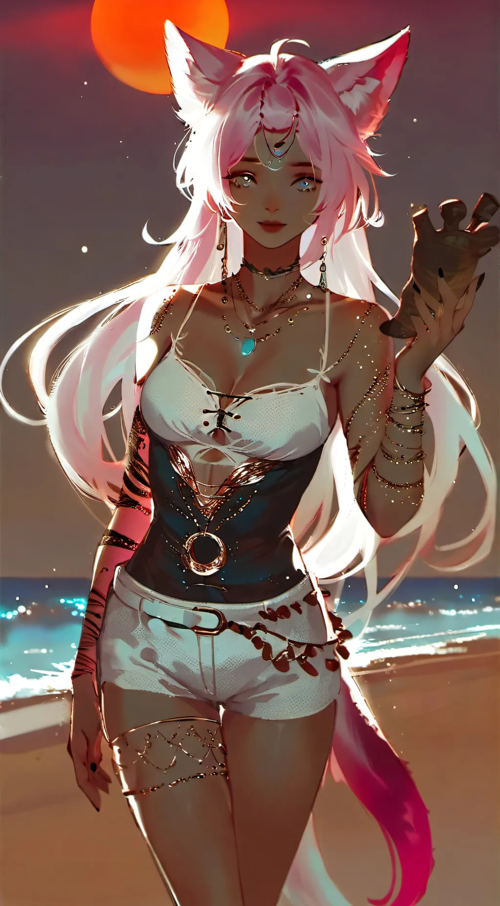 ai character: Candy background