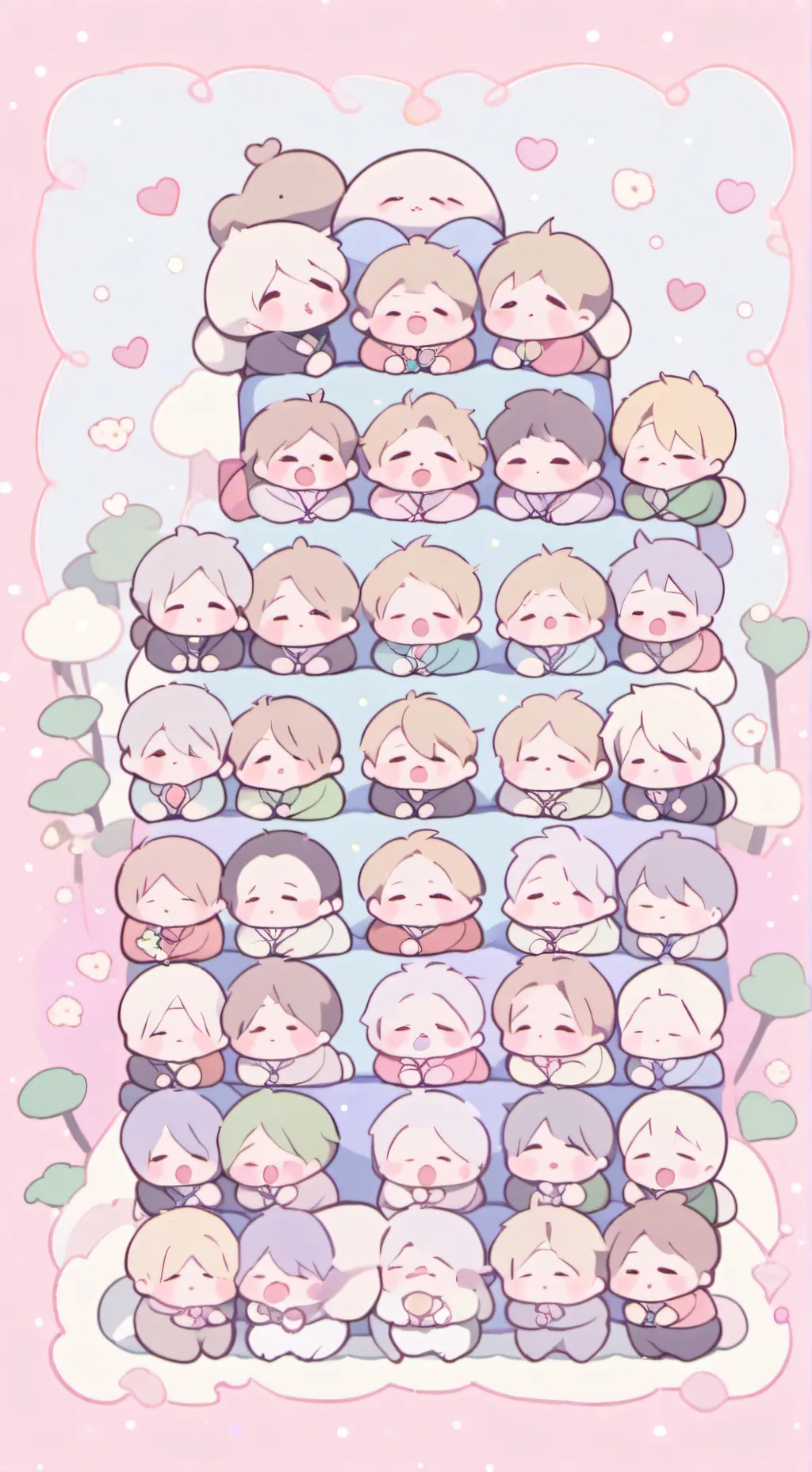 ai character: baby store 1 background