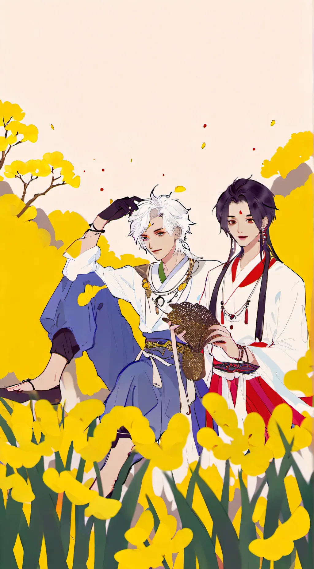 ai character: Gay Men Couple background