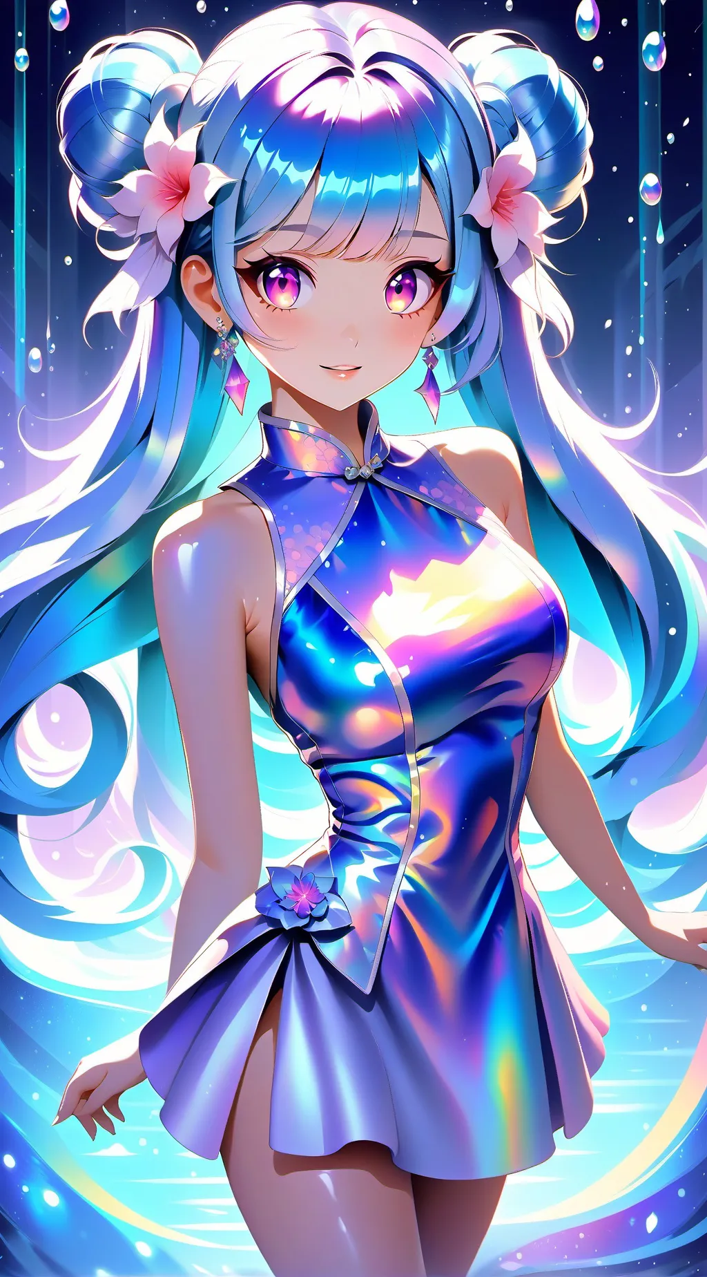 ai character: Aurora background