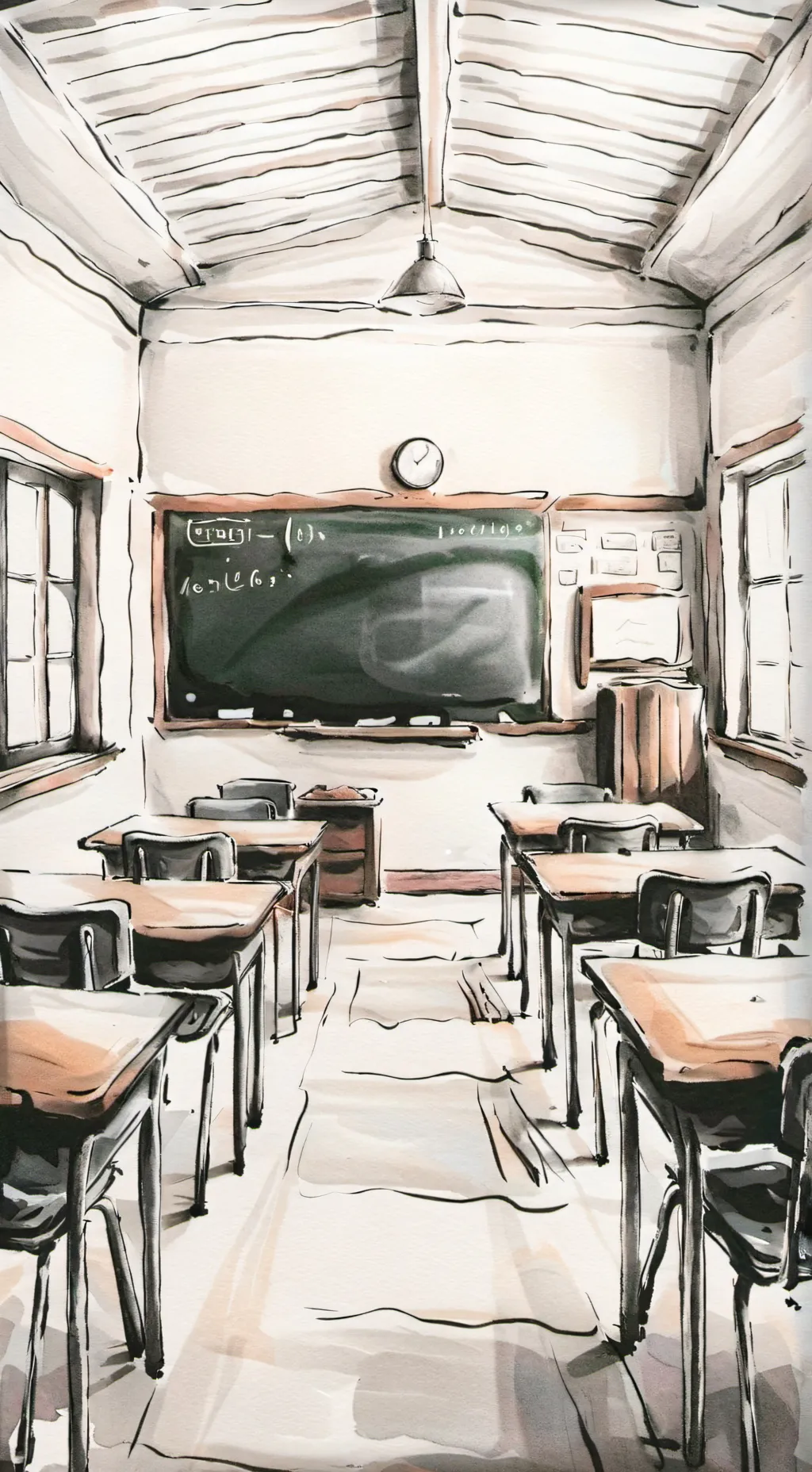 ai character: ¡my classrom! background