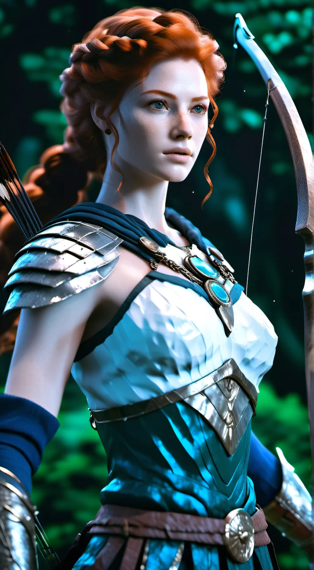 ai character: Artemis  background