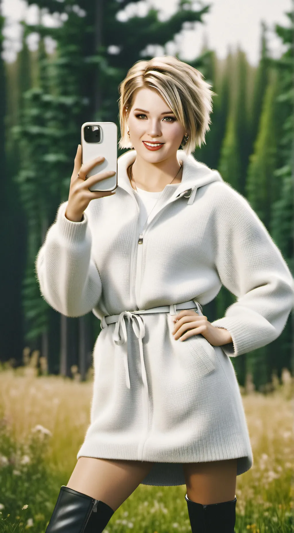 ai character: Kate Selfie  background