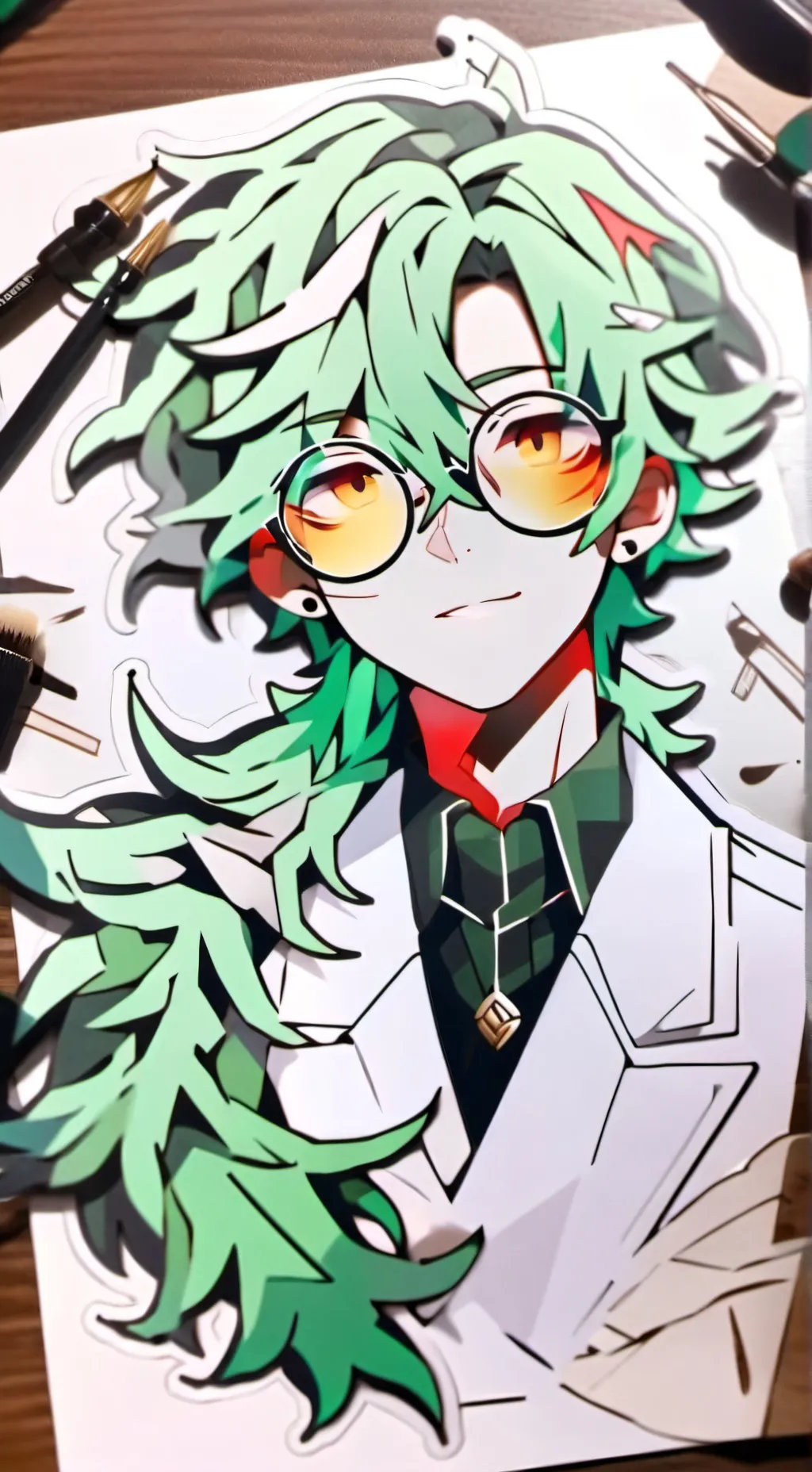 ai character: Вару  background
