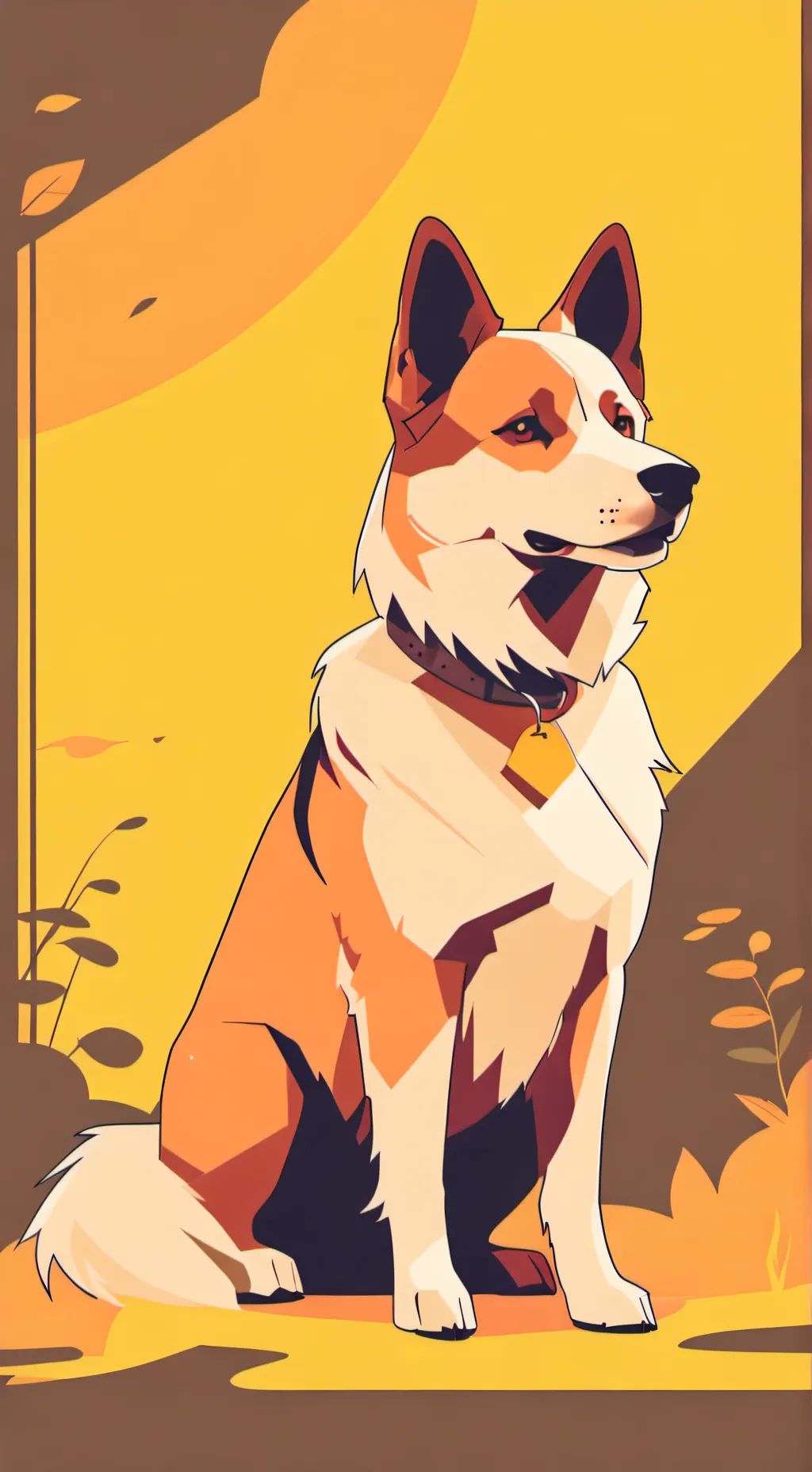 ai character: Hachi background