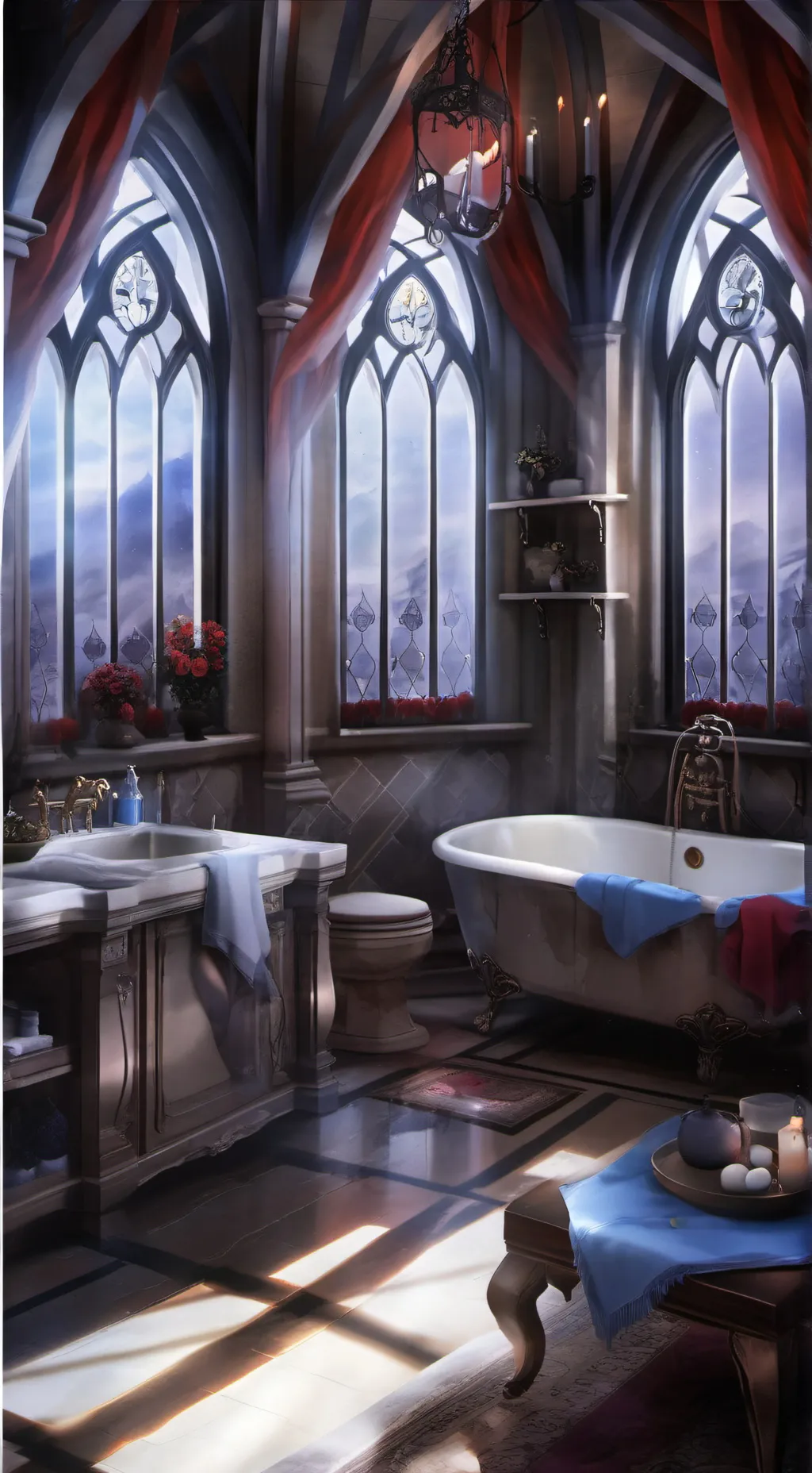 ai character: Tanjiro background