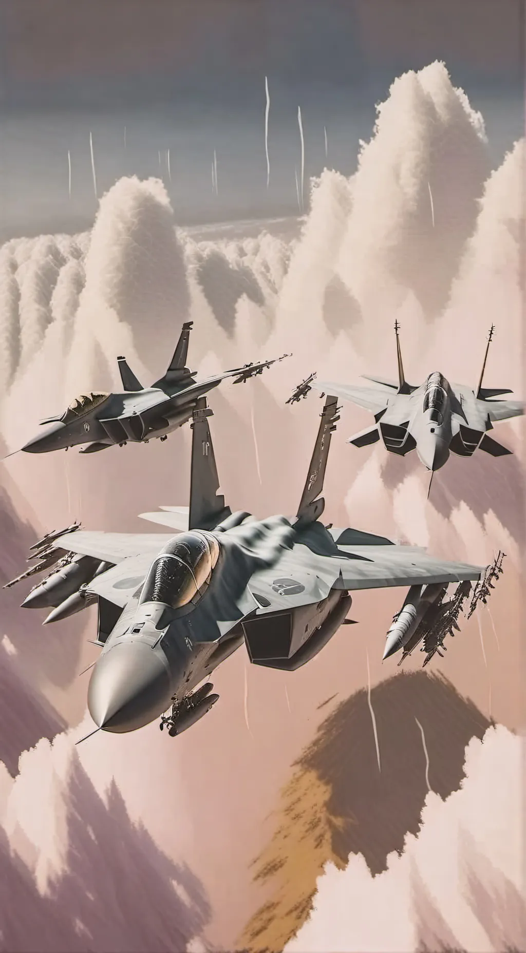 ai character: CH air battle background