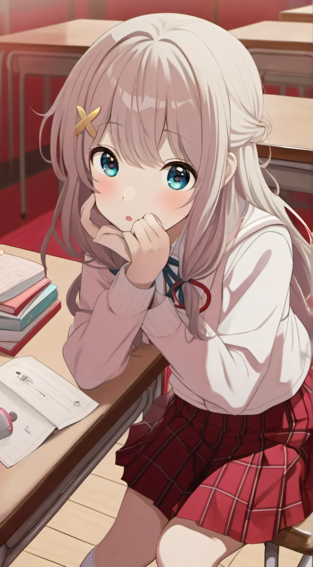 ai character: School Rubber Rival background