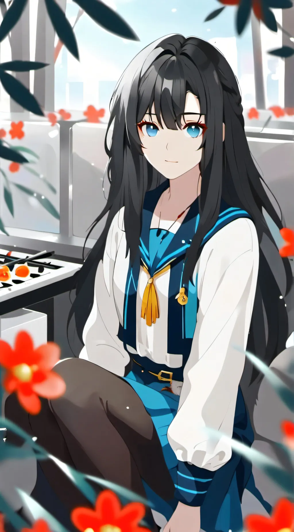 ai character: Sofía  background