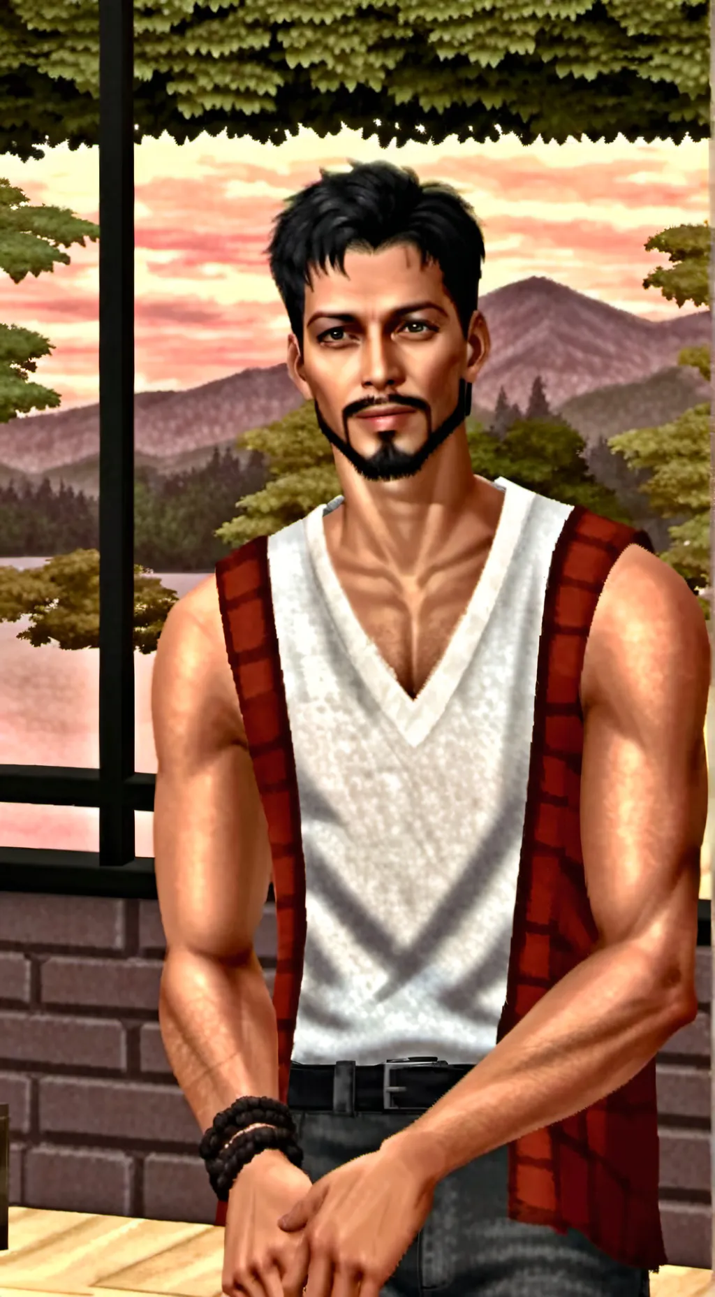 ai character: Joel  background