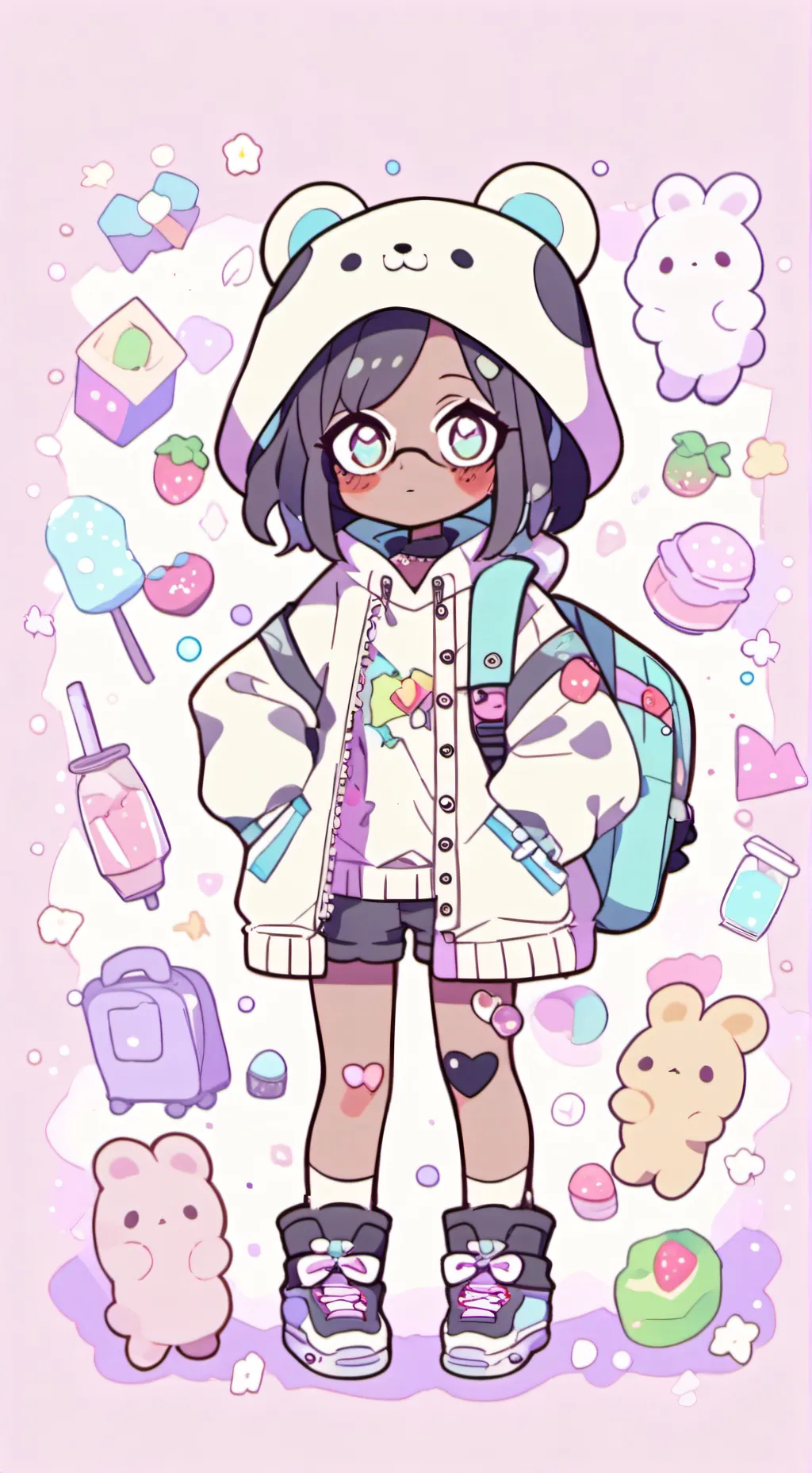 ai character: zoe background