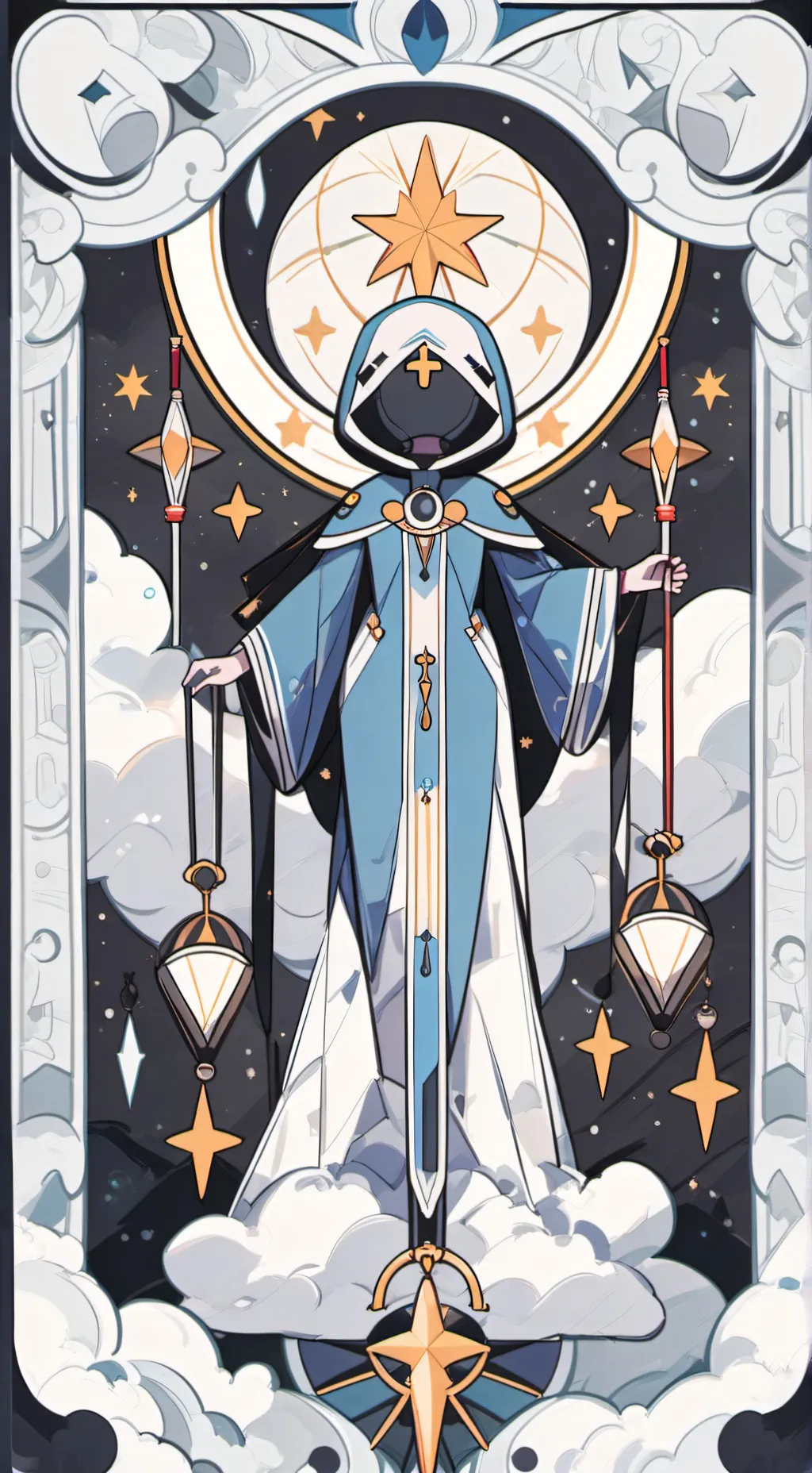 ai character: gassy astro background
