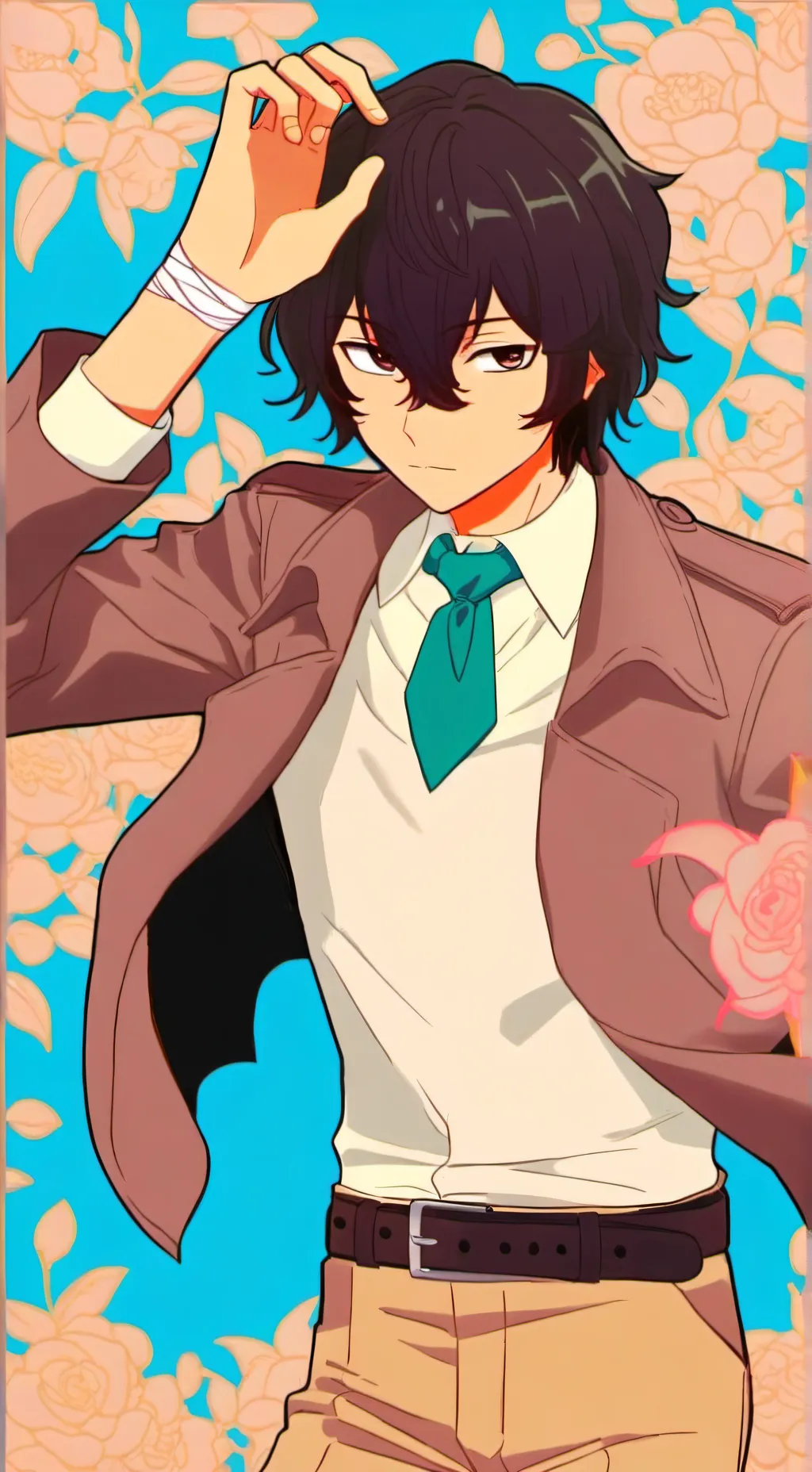 ai character: Osamu Dazai background