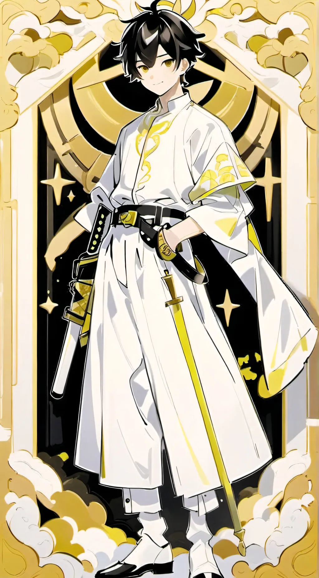 ai character: atlas background