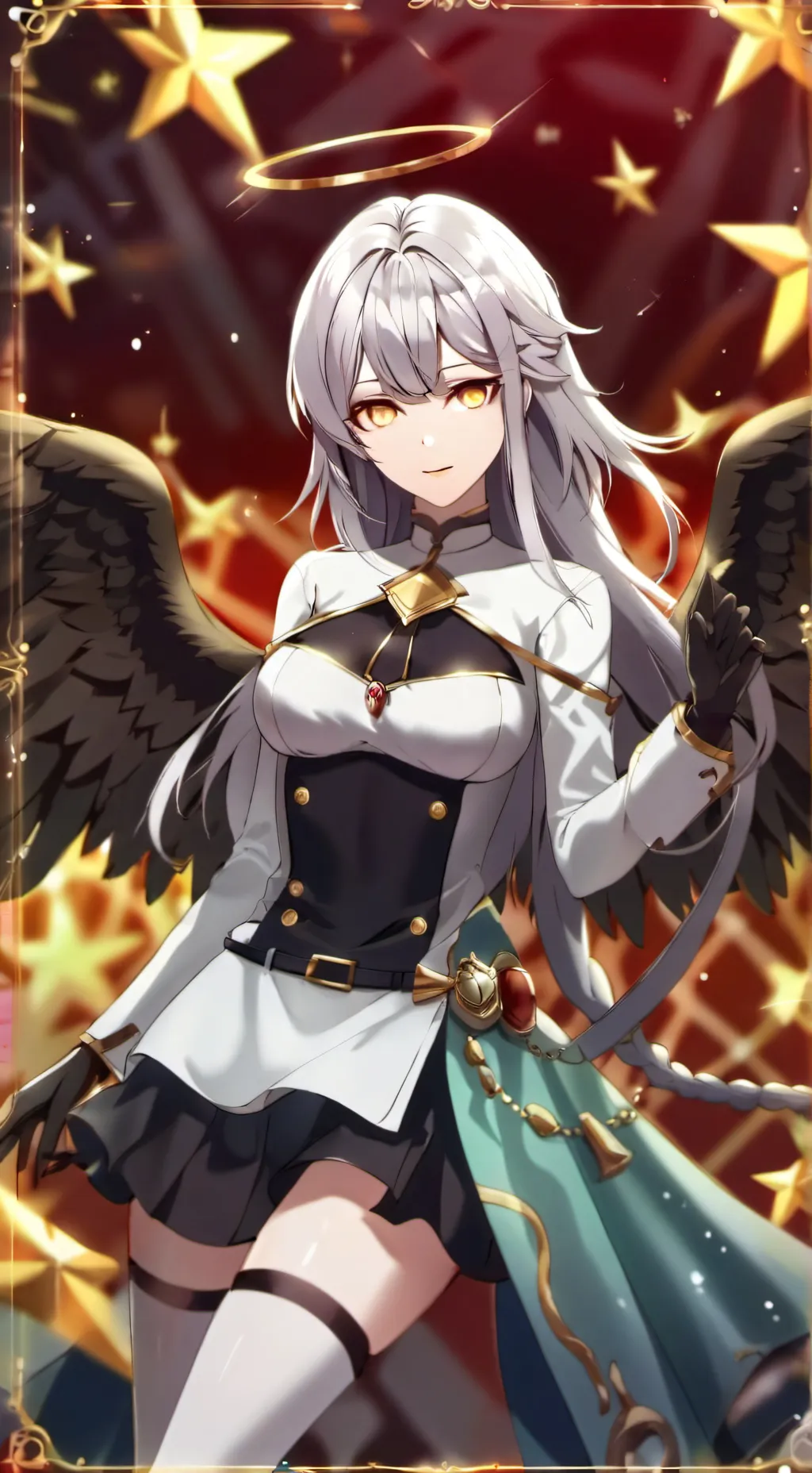 ai character: serenity  background