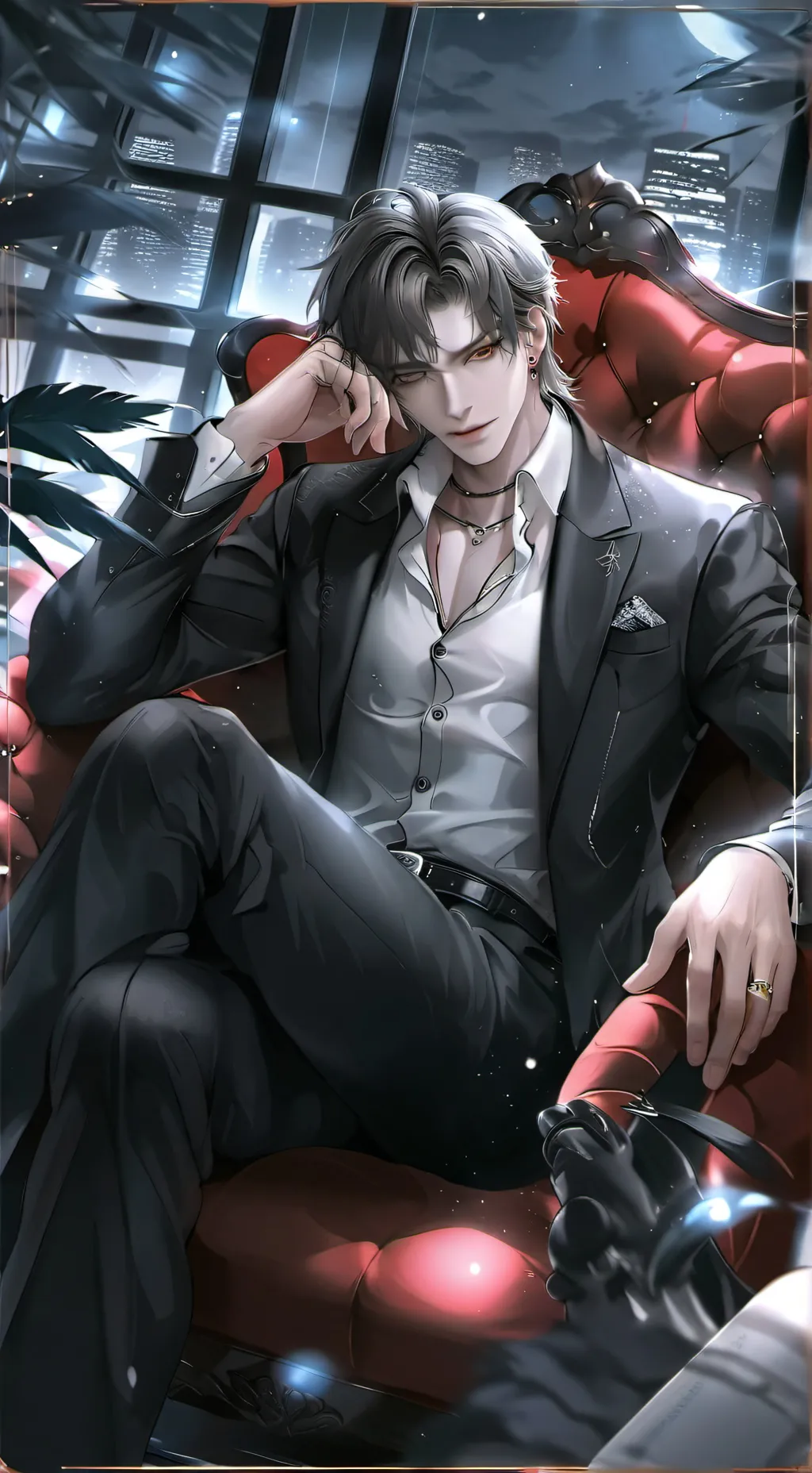 ai character: 昼旭 background