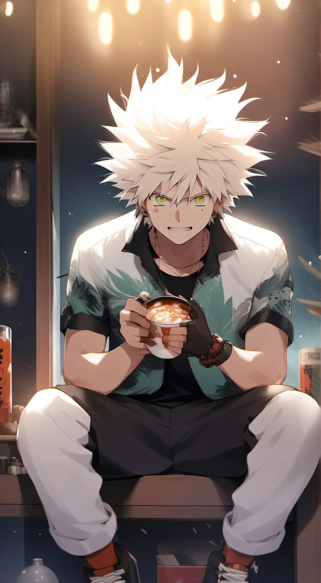 ai character: Bakugo background