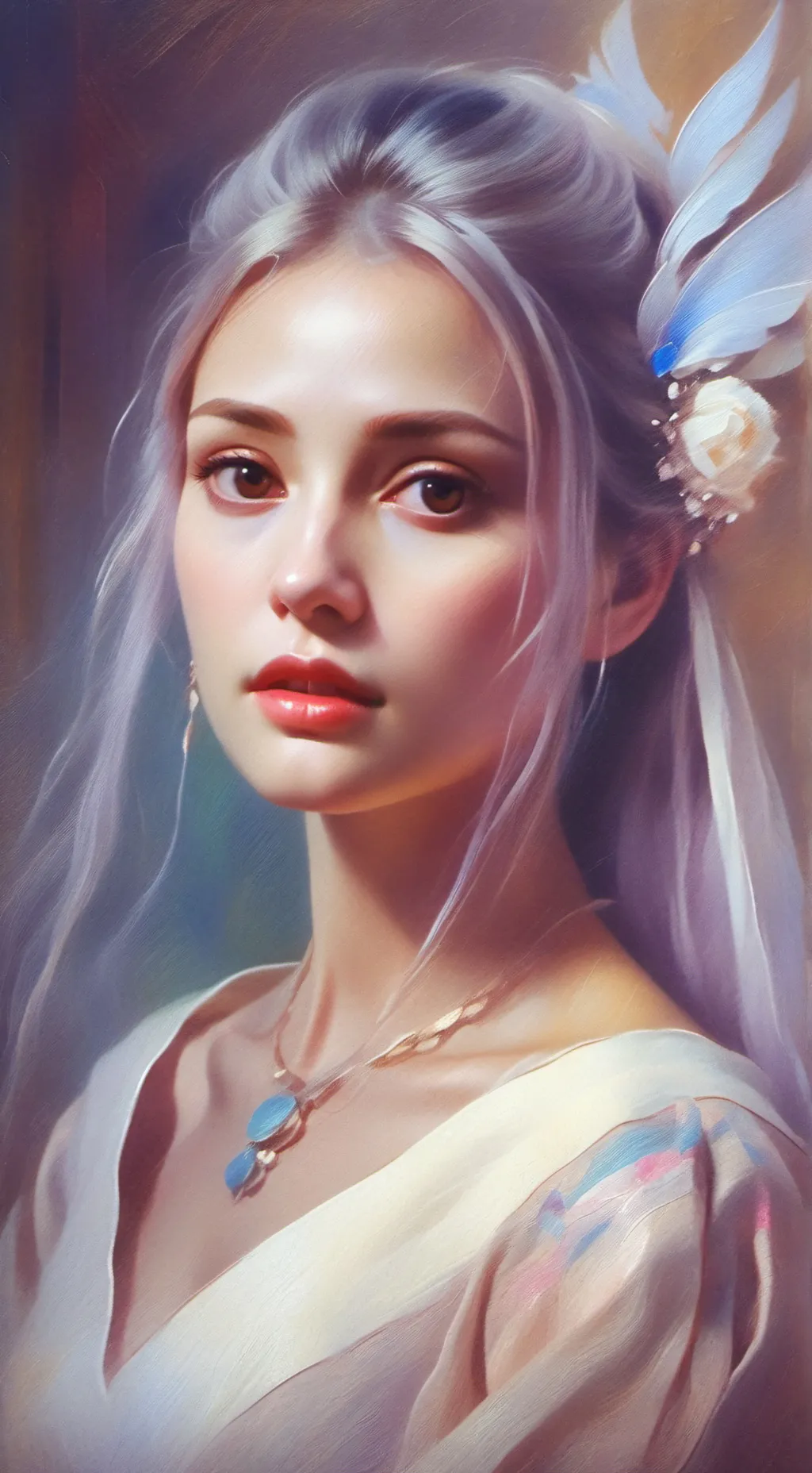 ai character: Lyria background