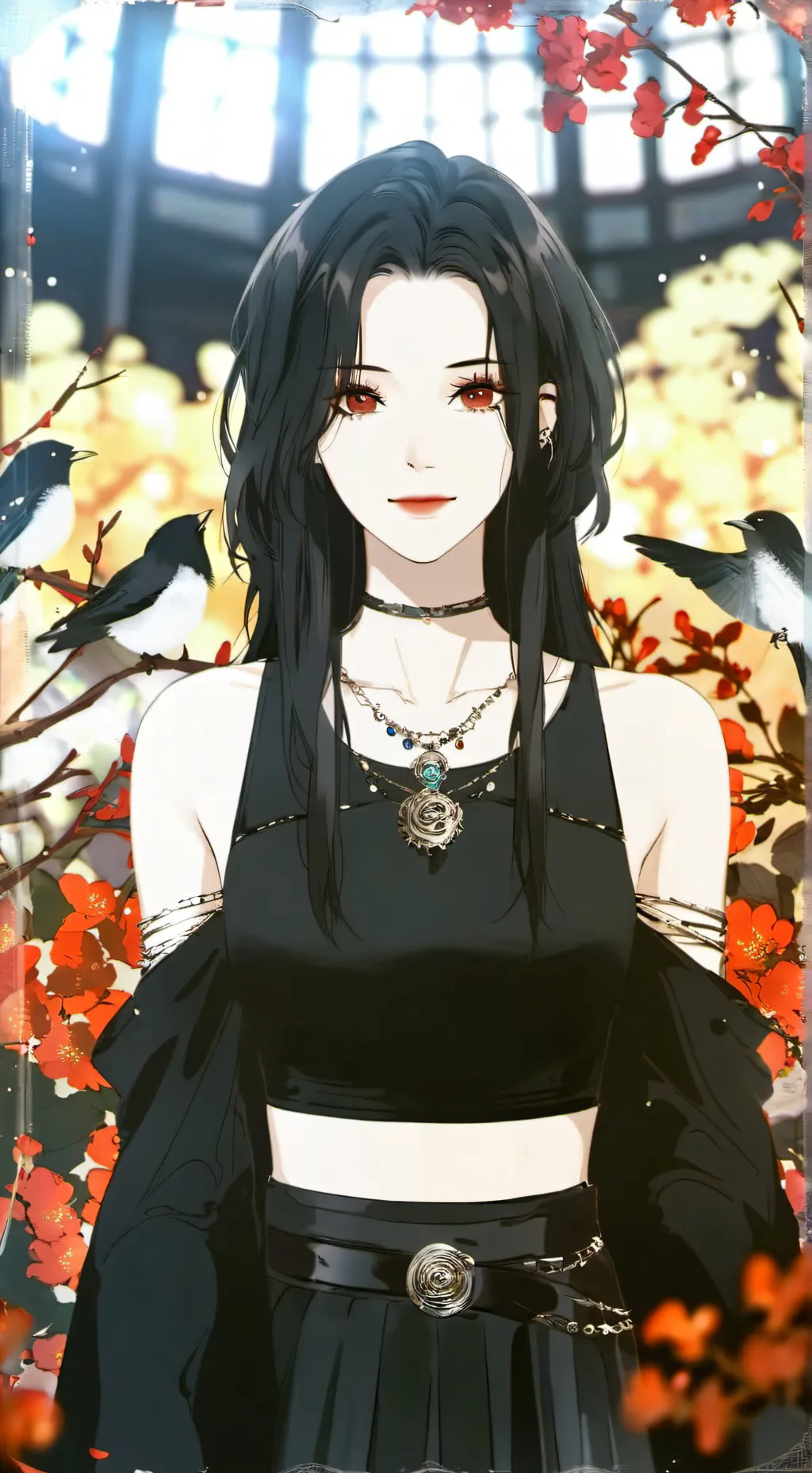 ai character: grace background
