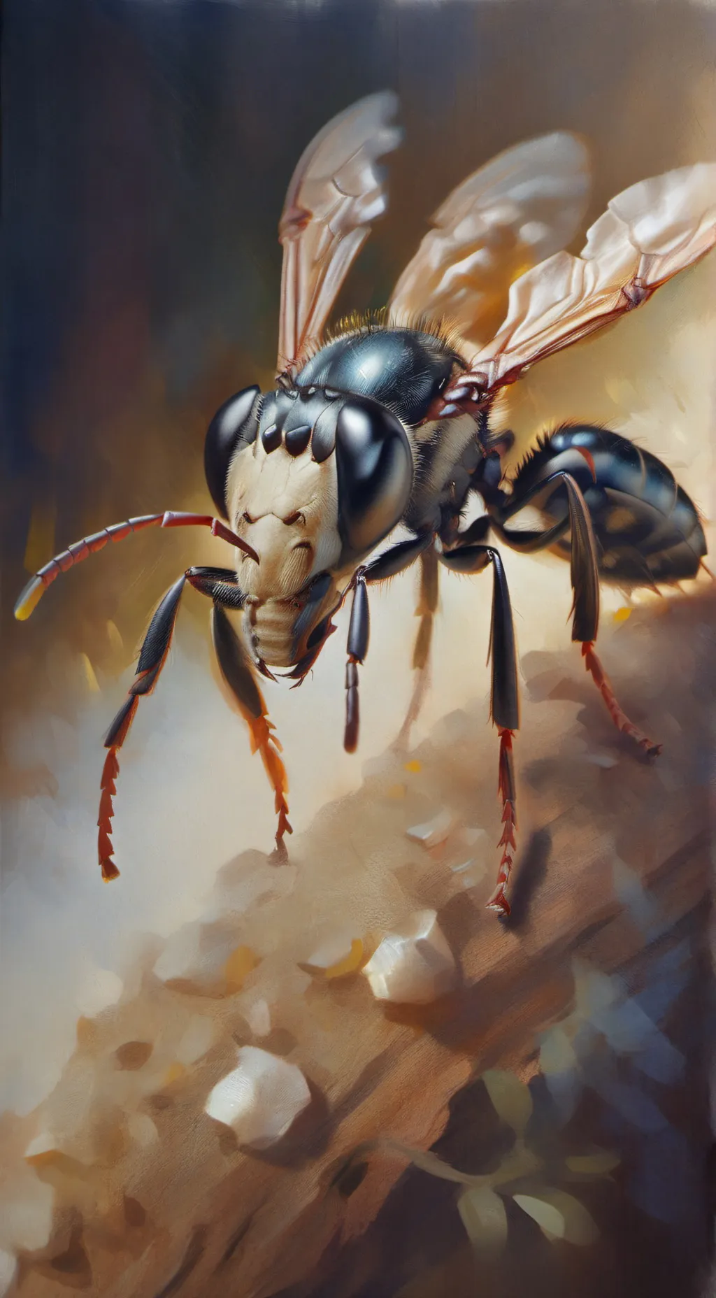 ai character: ant background