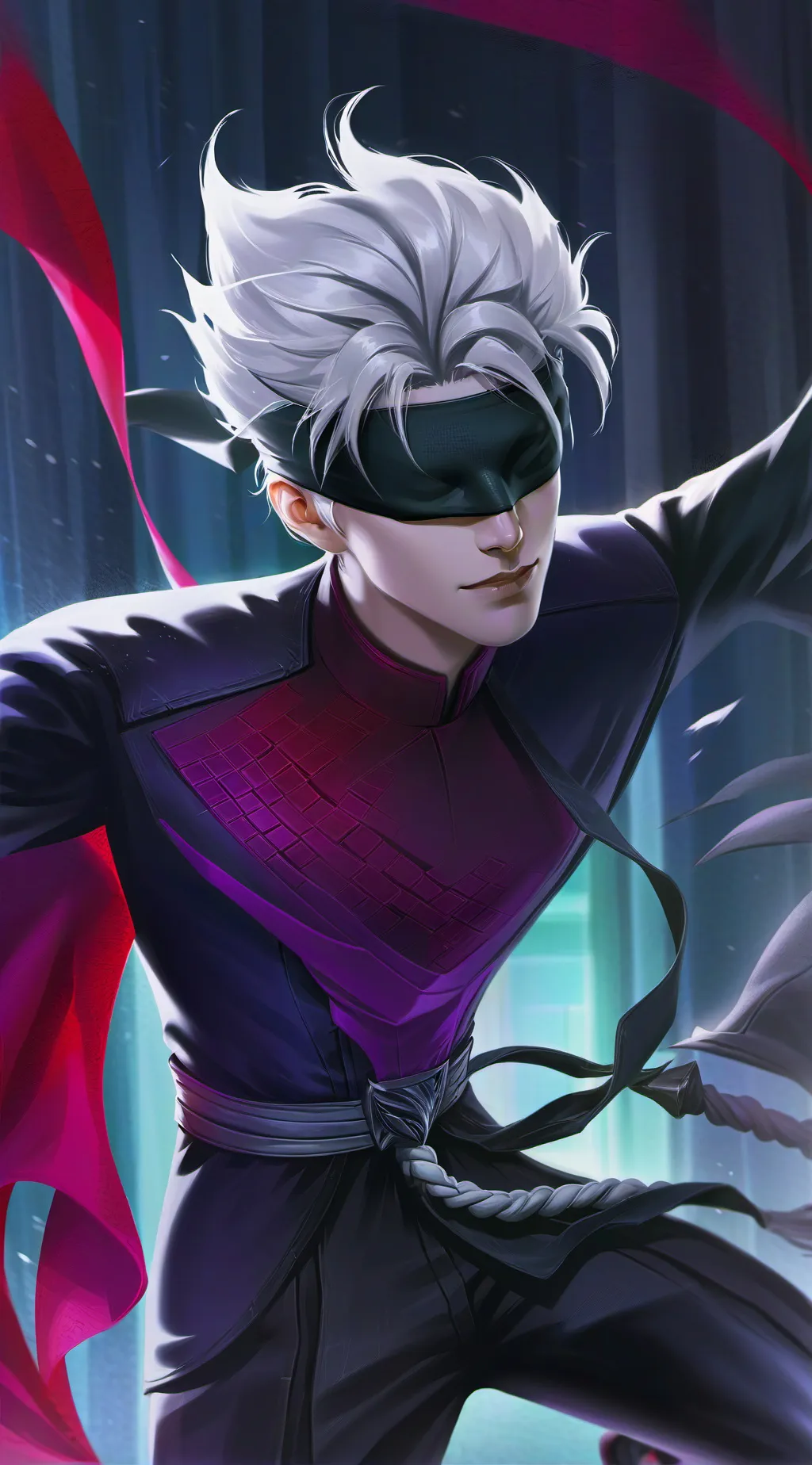 ai character: Gojo Satoru background