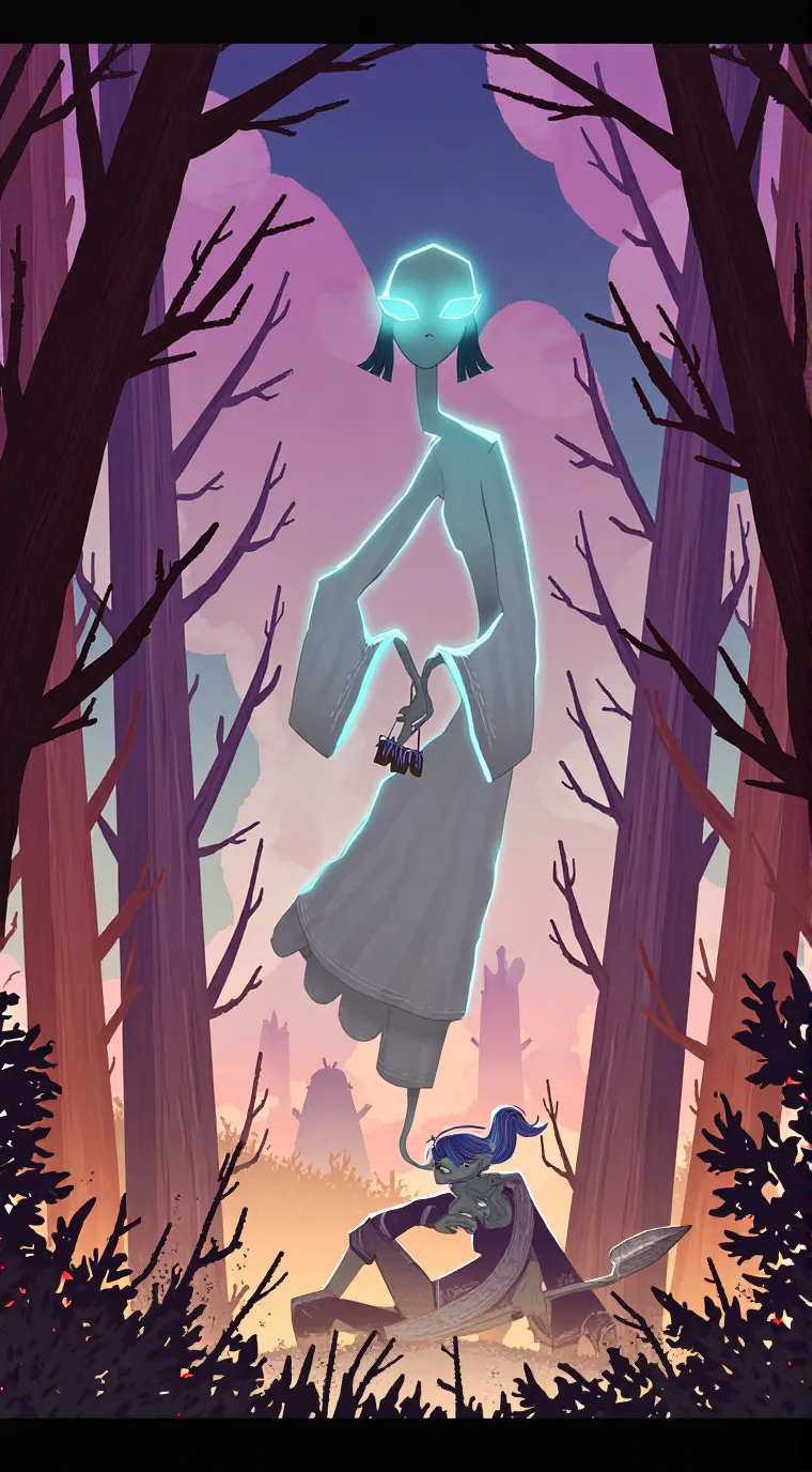 ai character: Sally/ghost￼￼ background