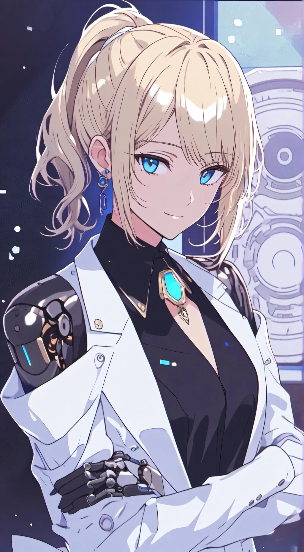 ai character: Aurora background