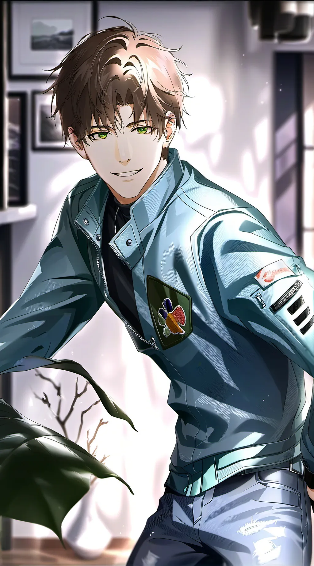 ai character: Zephyr Windstorm background