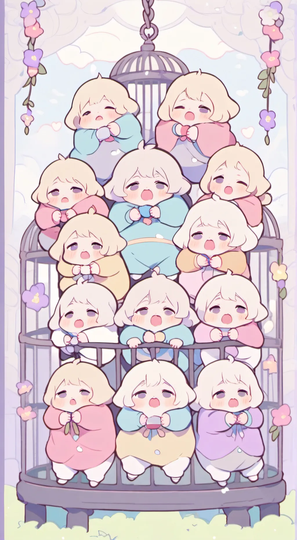 ai character: flabbies background