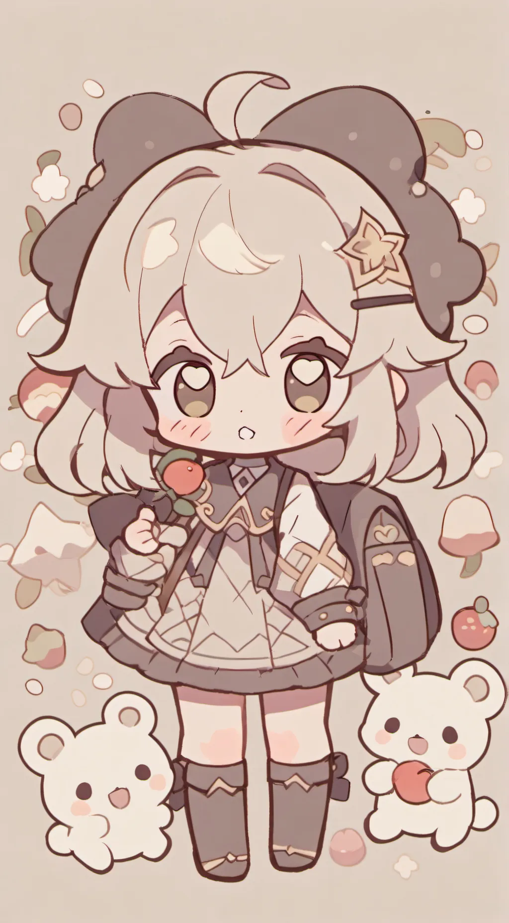 ai character: Chibi Life background