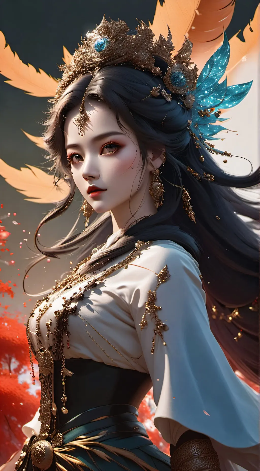 ai character: wenda x simón  background