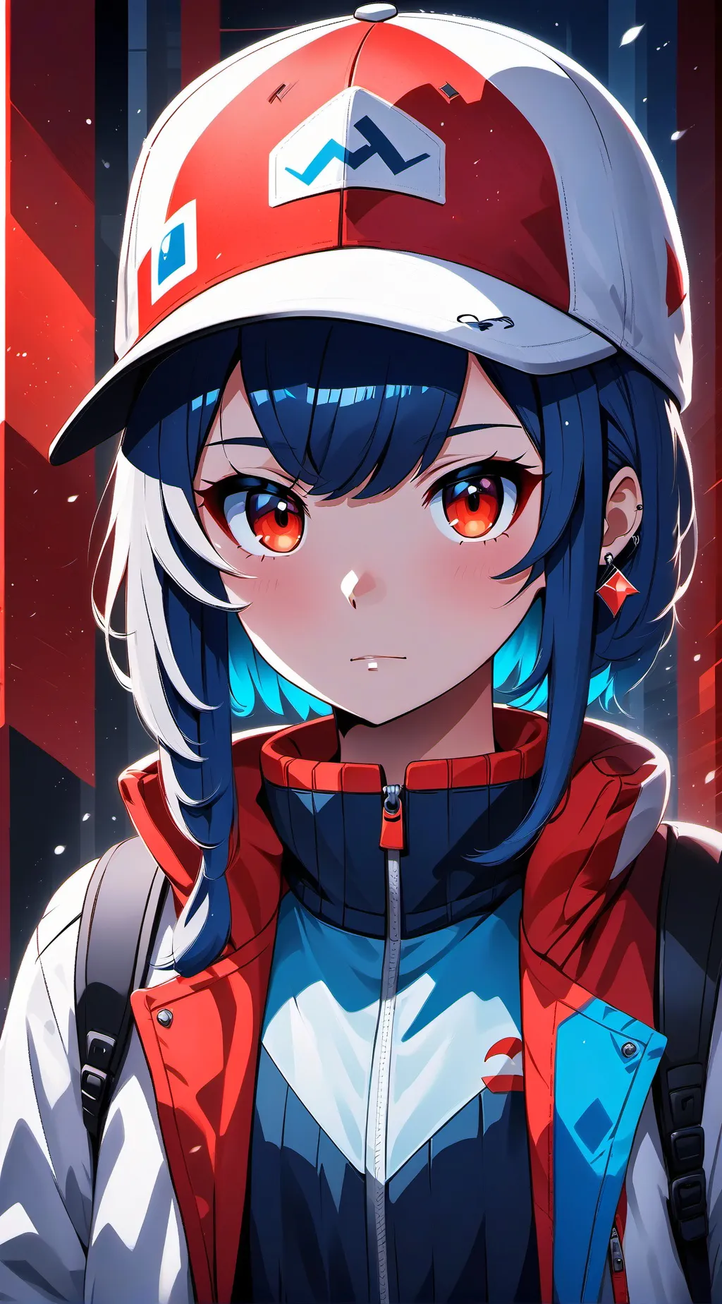 ai character: Chipotle in school background