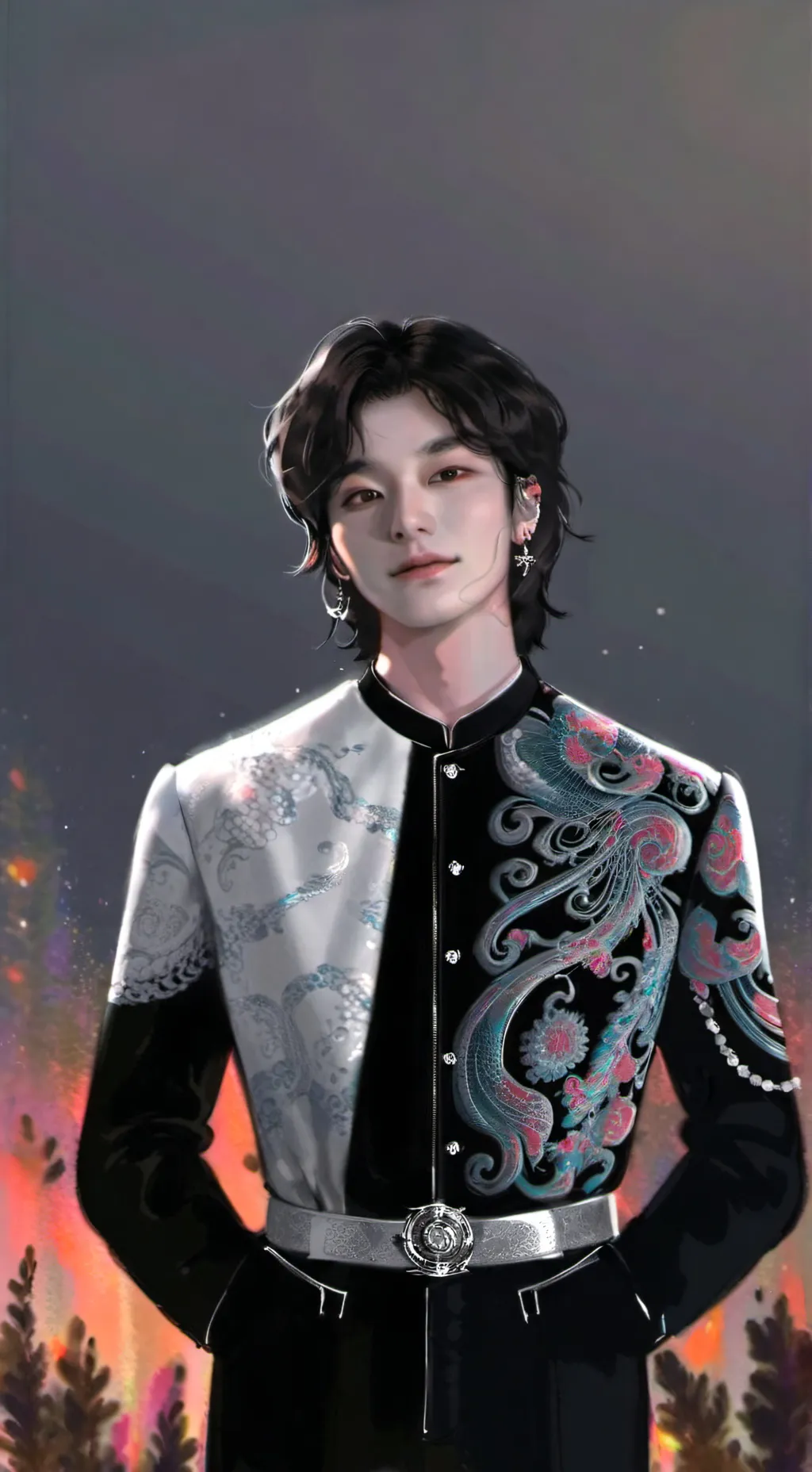 ai character: Hwang hyunjin background