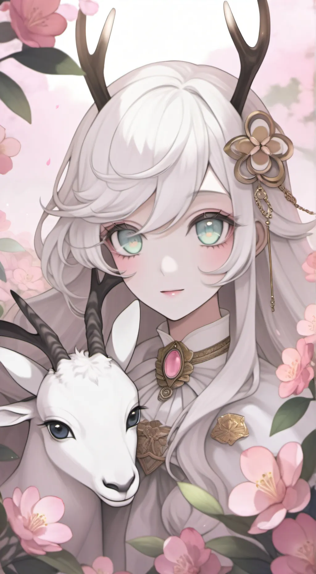 ai character: Demi-Human~Goat 🐐} background